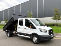 2017 Ford Transit 7 SEATER CREWCAB TIPPER 2.0 TDCI 130 PS (TWIN REAR WHEELS) 6SP