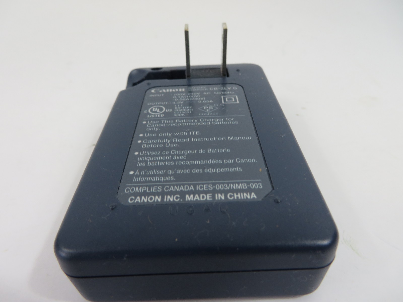 Canon CB-2LV Battery Charger Genuine OEM #9681
