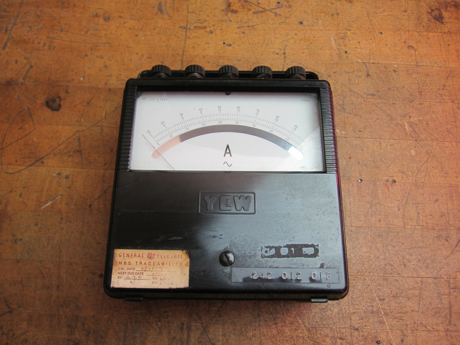 横河電機 電圧計◆VOLTS　A.C. TYPE：2013◆YEW◆4 横河電機 電圧計◇VOLTS A.C. TYPE：2013◇YEW◇4