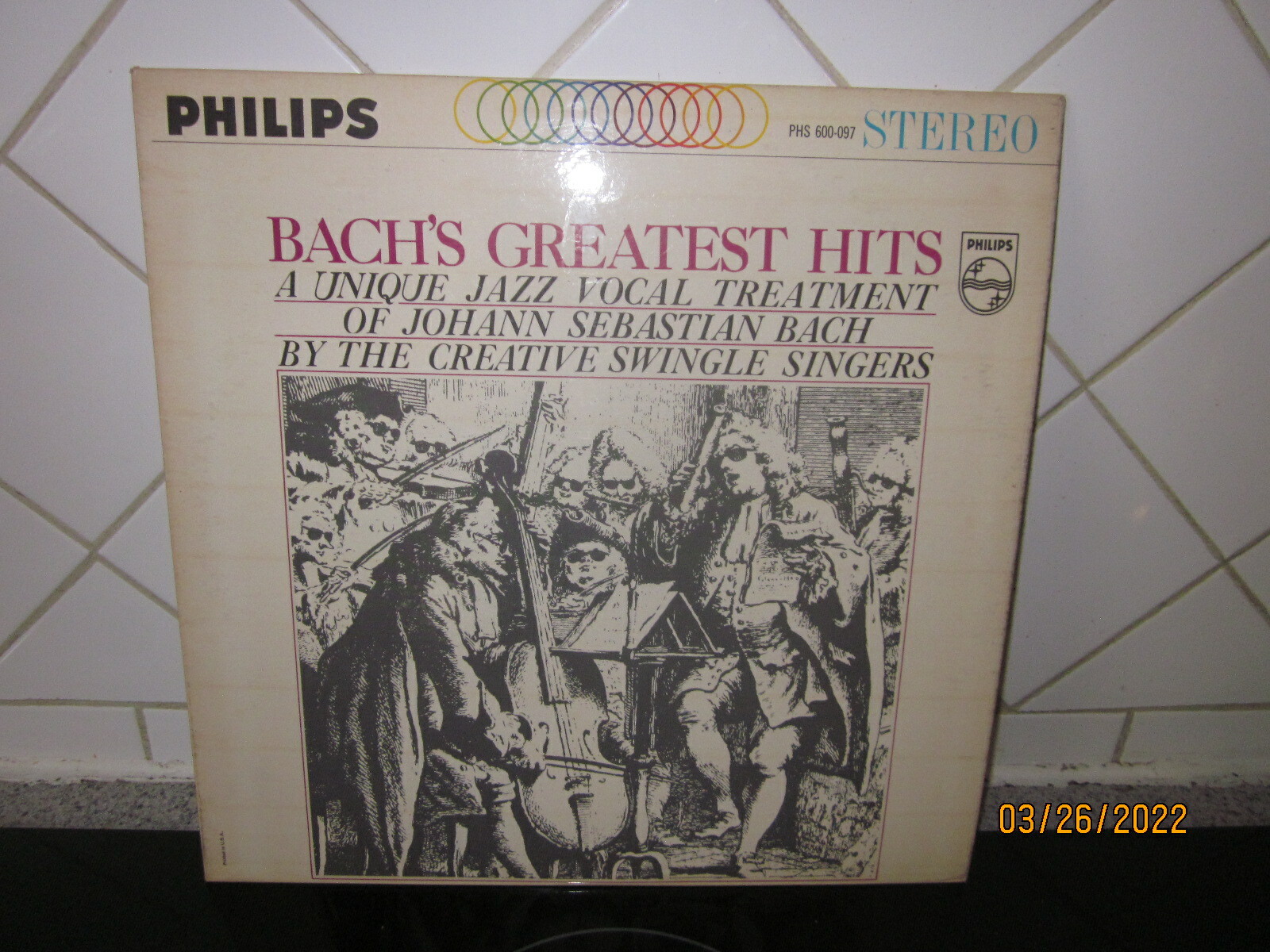 SWINGLE SINGERS BACH'S GREATEST HITS 1963 PHILLIPS RECORDS