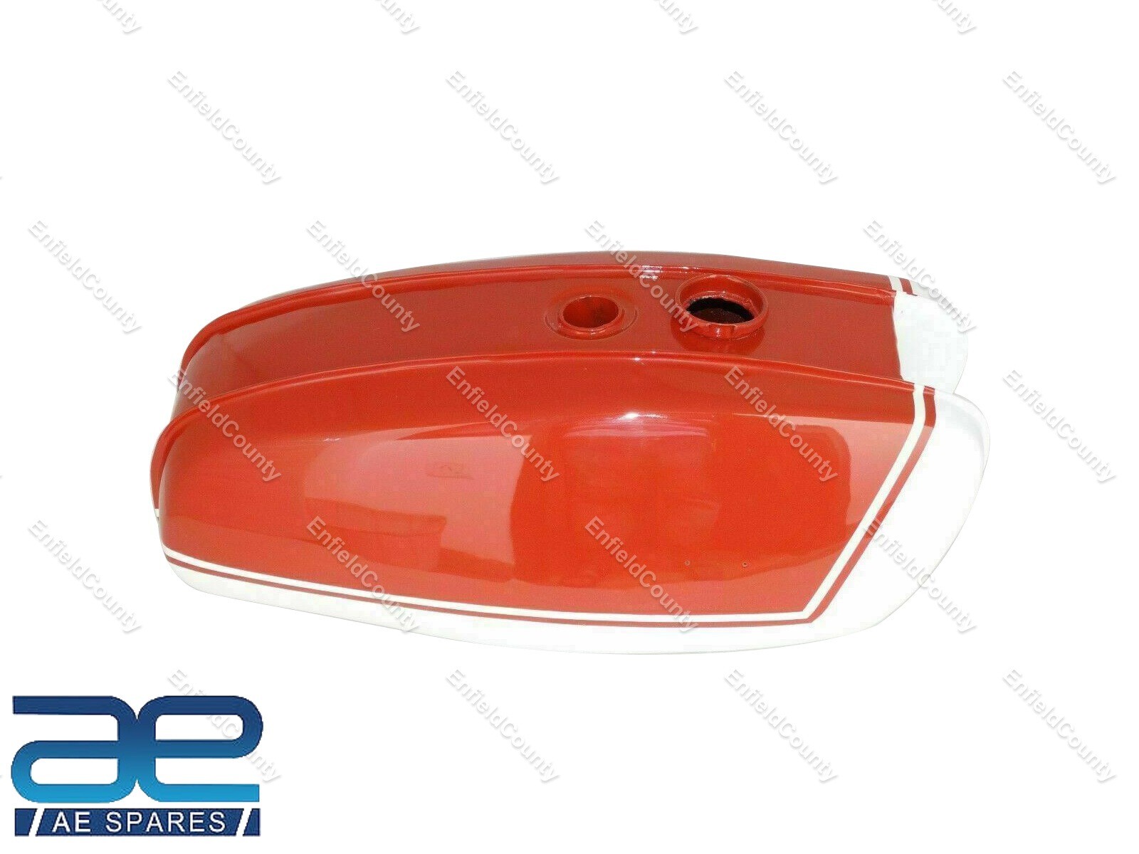For BSA A65 Thunderbolt Lightning Orange Shade Petrol Fuel Gas Tank 1970's 