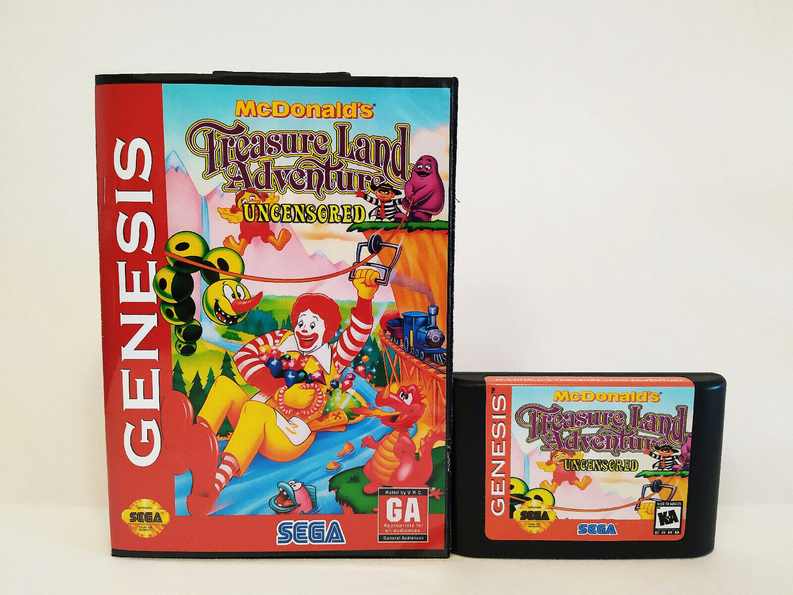 McDonald's Treasure Land Adventure Uncensored for Sega McDonald's Treasure Land Adventure Uncensored for Sega