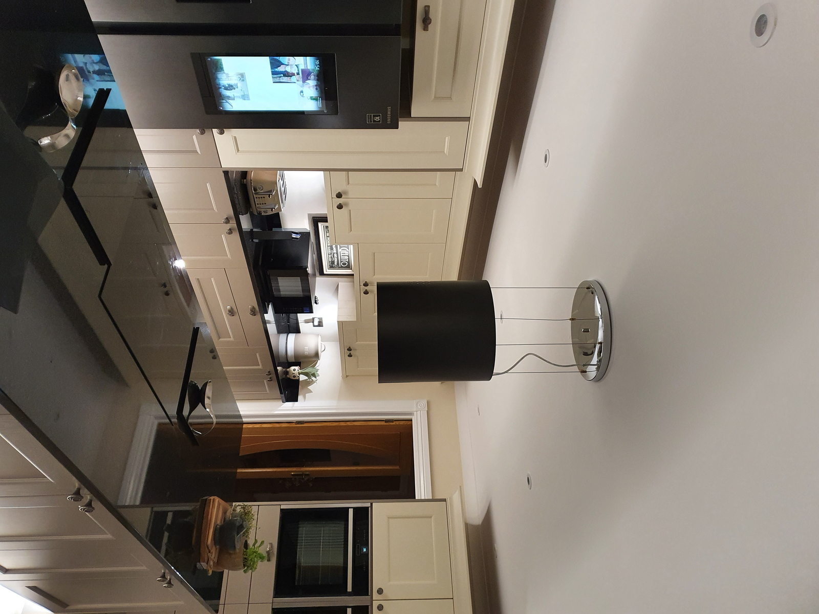 Cookology HICYL351BK Ceiling Wire Hung Island Cooker Hood Extractor Fan