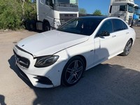 2018 MERCEDES BENZ E CLASS E350 AMG LINE PREMIUM HYBRID ELECTRIC DAMAGED SALVAGE