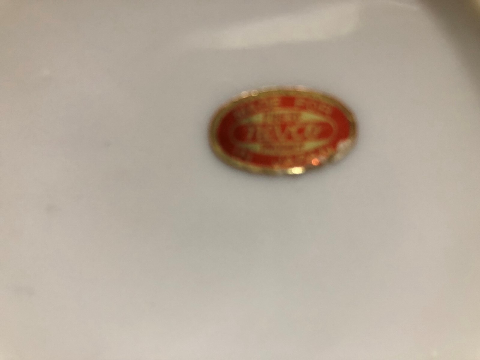 Nevco Japan Orange Check Teapot pre-owned