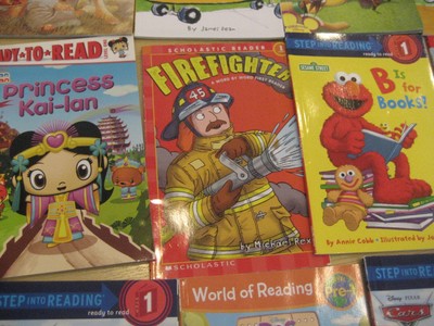 LOT of 15 LEVEL 1 BOOKS An I Can Read EARLY READER Step Into Reading CARS DISNEY