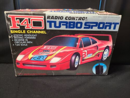 Vintage Great Power Ferrari F40 Turbo Sport Radio Control 1 Vintage Great Power Ferrari F40 Turbo Sport Radio Control 1