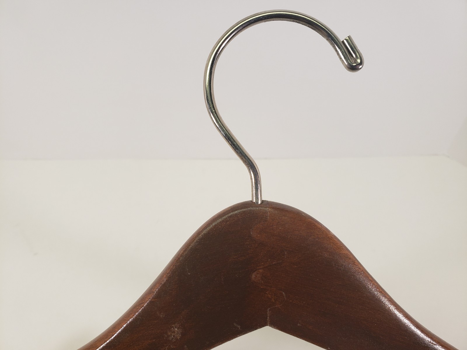 POLO BY RALPH LAUREN DARK WOOD SHIRT JACKET HANGER White Logo