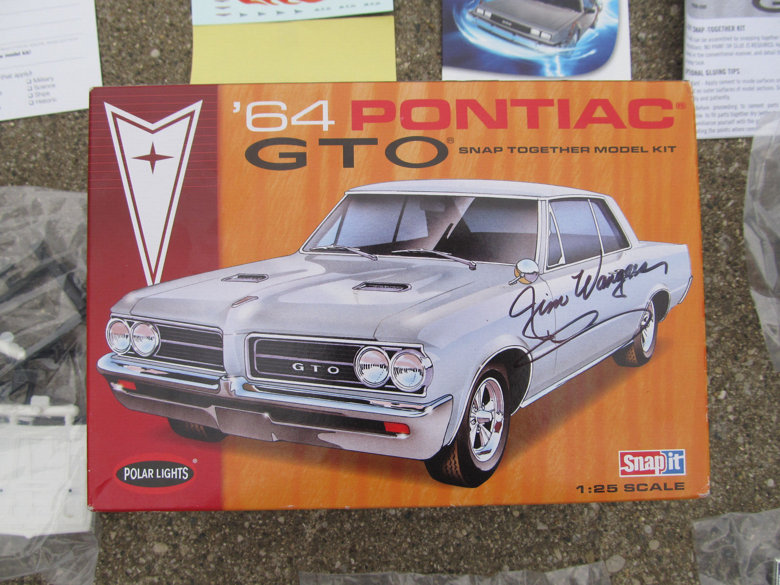 Polar Lights POL928/12 1964 Pontiac GTO 1:25 Model Kit W/Jim Wanger  Autograph | eBay