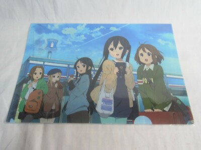 K-ON!! Prize Clear Folder All Members Lowson version Mint