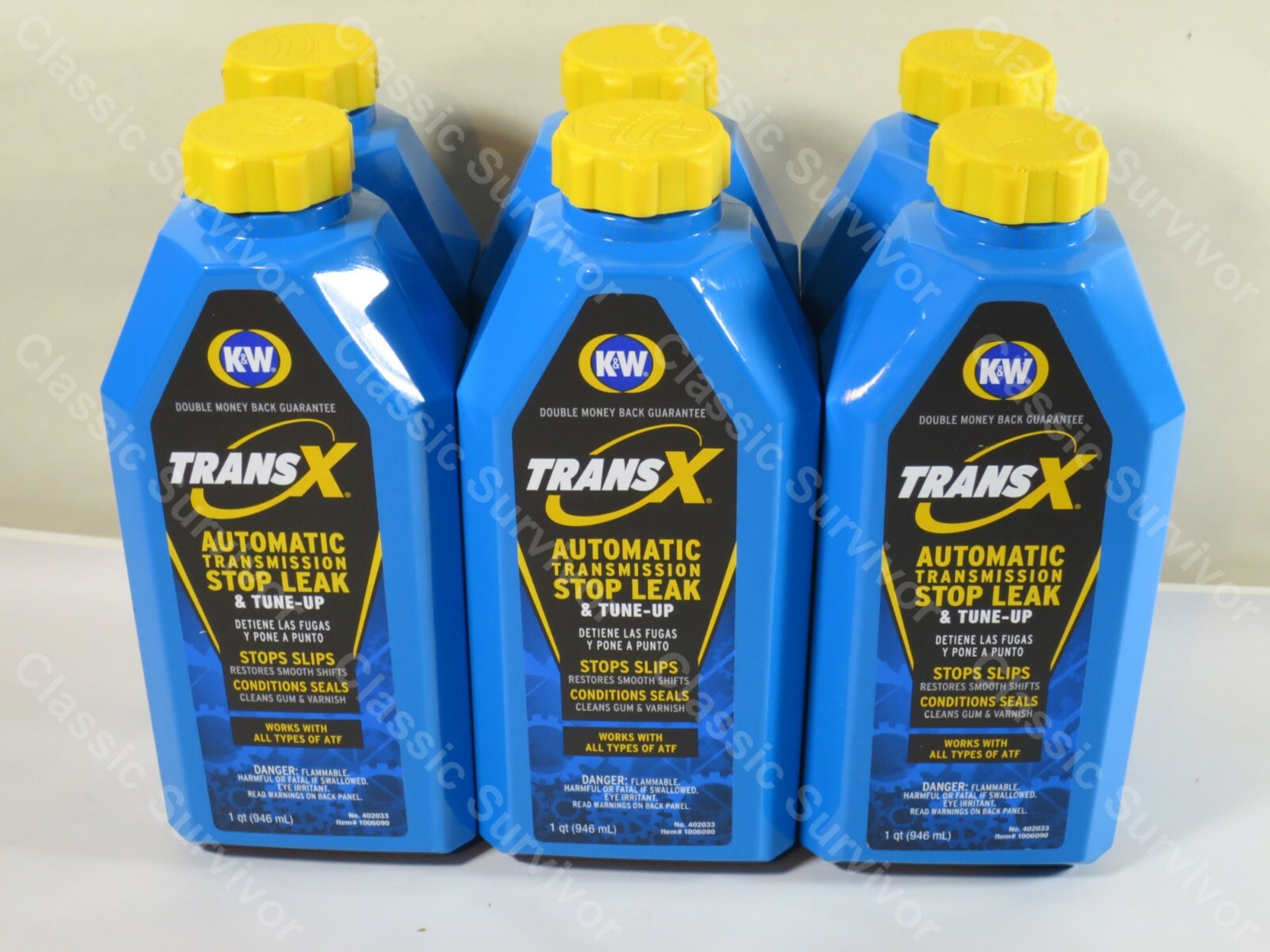 Trans-X® Automatic Transmission Slip-Stop & Leak Fix, 32Oz, CRC 402033 Case of 6 Trans-X® Automatic Transmission Slip-Stop & Leak Fix, 32Oz, CRC 402033 Case of 6