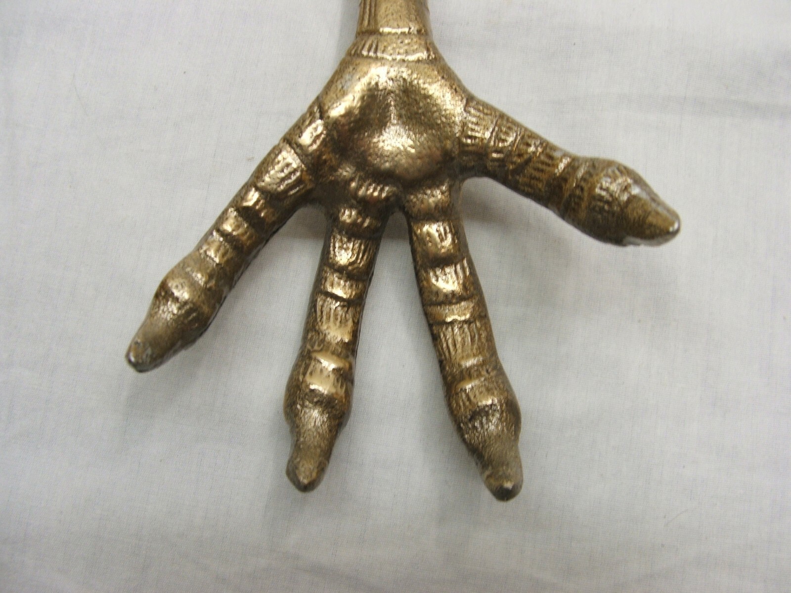 Eagle Claw Back Scratcher Brass Metal Shaft Realistic Look Claw 12