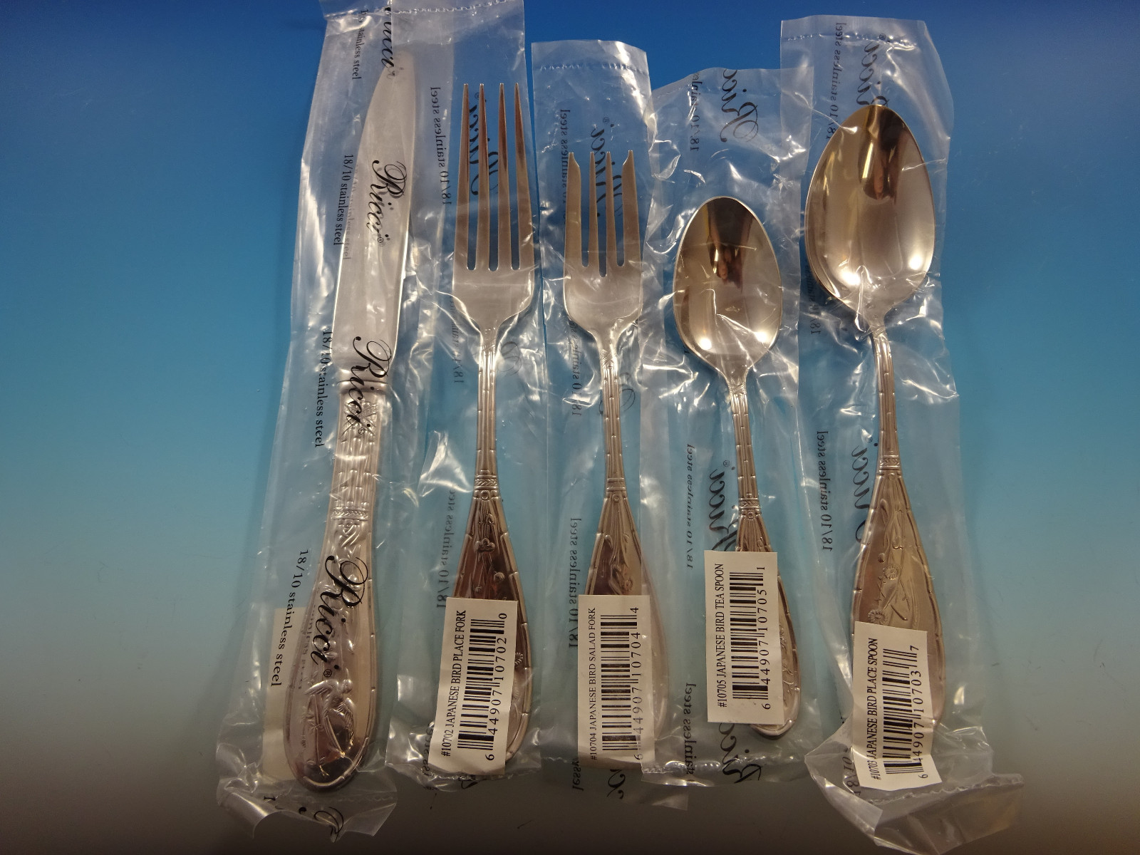 Japanese Bird Audubon by Ricci Stainless Steel Flatware Set