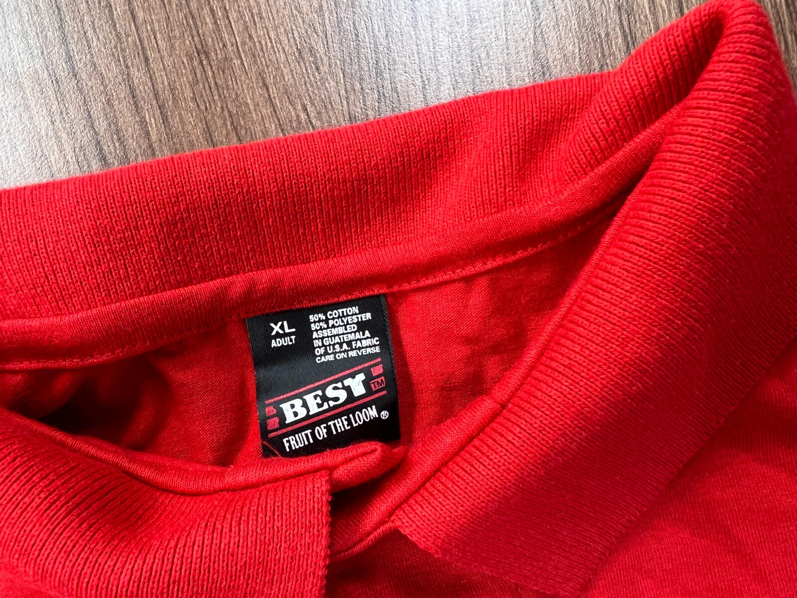 期間限定特別価格 T POLO RED BLANK SHIRT FRUIT BEST XL 90S DEADSTOCK VINTAGE パンツ