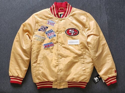 San Francisco 49ers Super Bowl Champion Gold Satin Starter