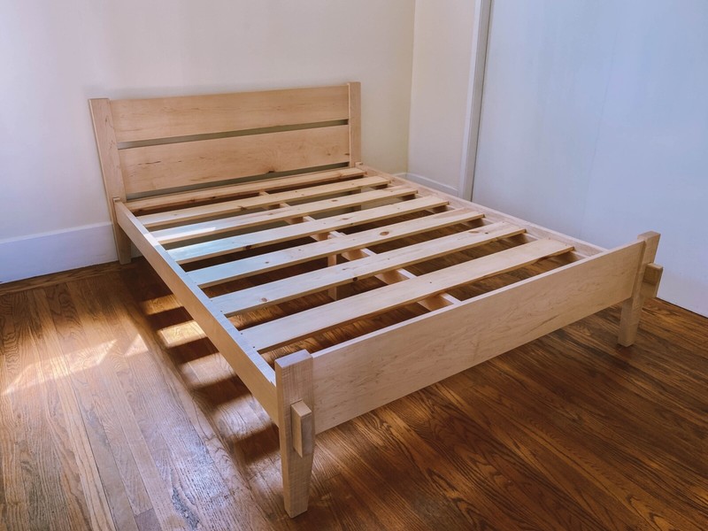 Bed Frame Plans - 35 Page Step-by-Step DIY Build Guide