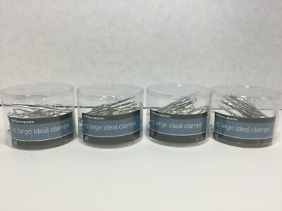 OfficeMax Ideal Clamps, Butterfly Clamps, Large, 48 Count