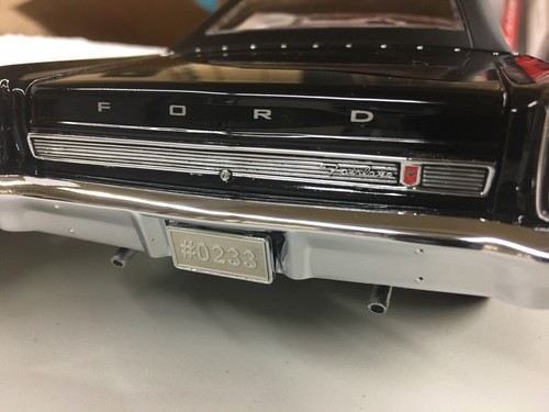 1/18 GMP 1966 Ford Fairlane Convertible Tom's Garage (Black)