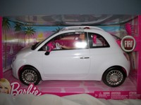 barbie fiat car and doll exclusive