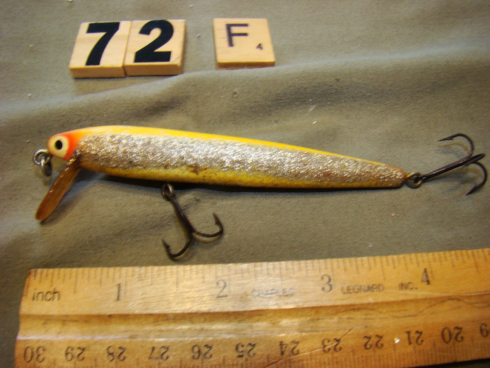 ルアー・フライ 869.HEDDON WOOD SURFACE COBRA Heddon Wood Surface Cobra Fishing Lure, Vintage Heddon