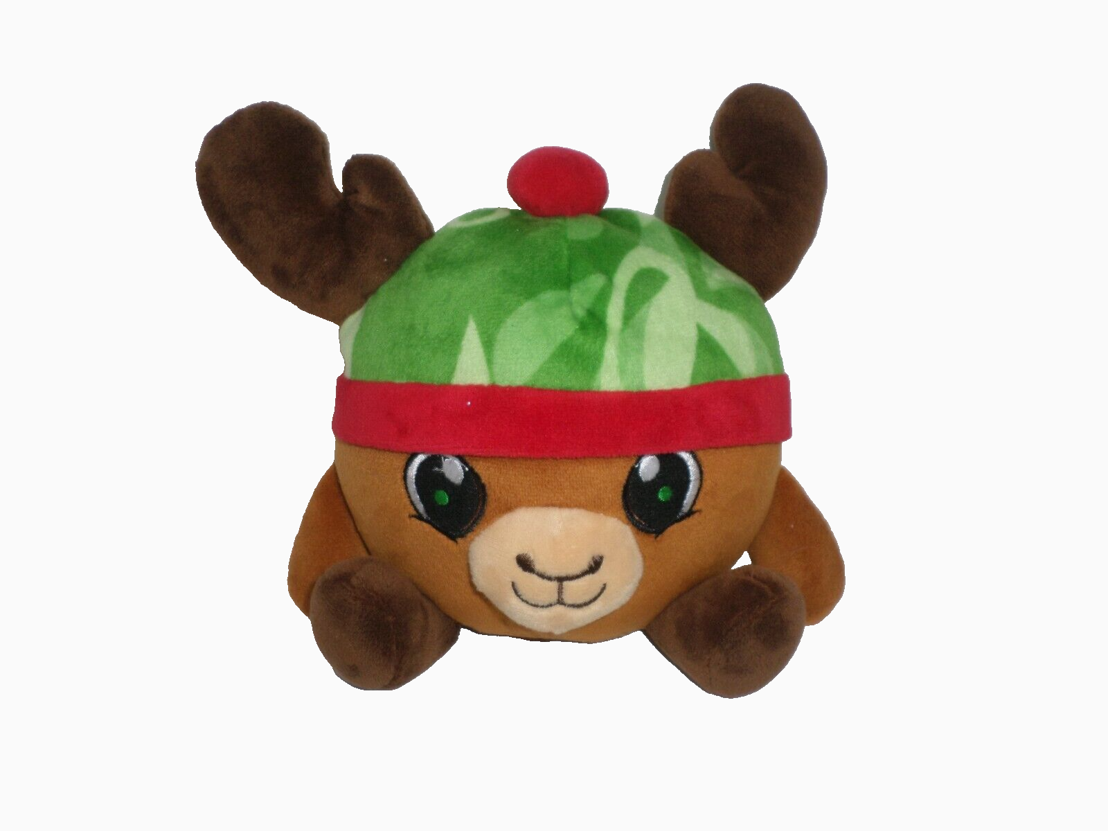 American Greetings Big Head Reindeer Plush Multicolor 7