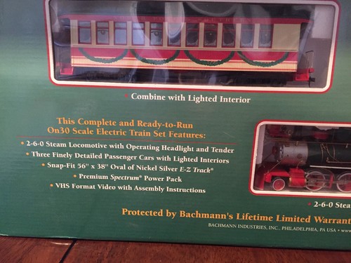 Bachmann HO North Pole Express Train Set 00751 NIB Bachman H-O