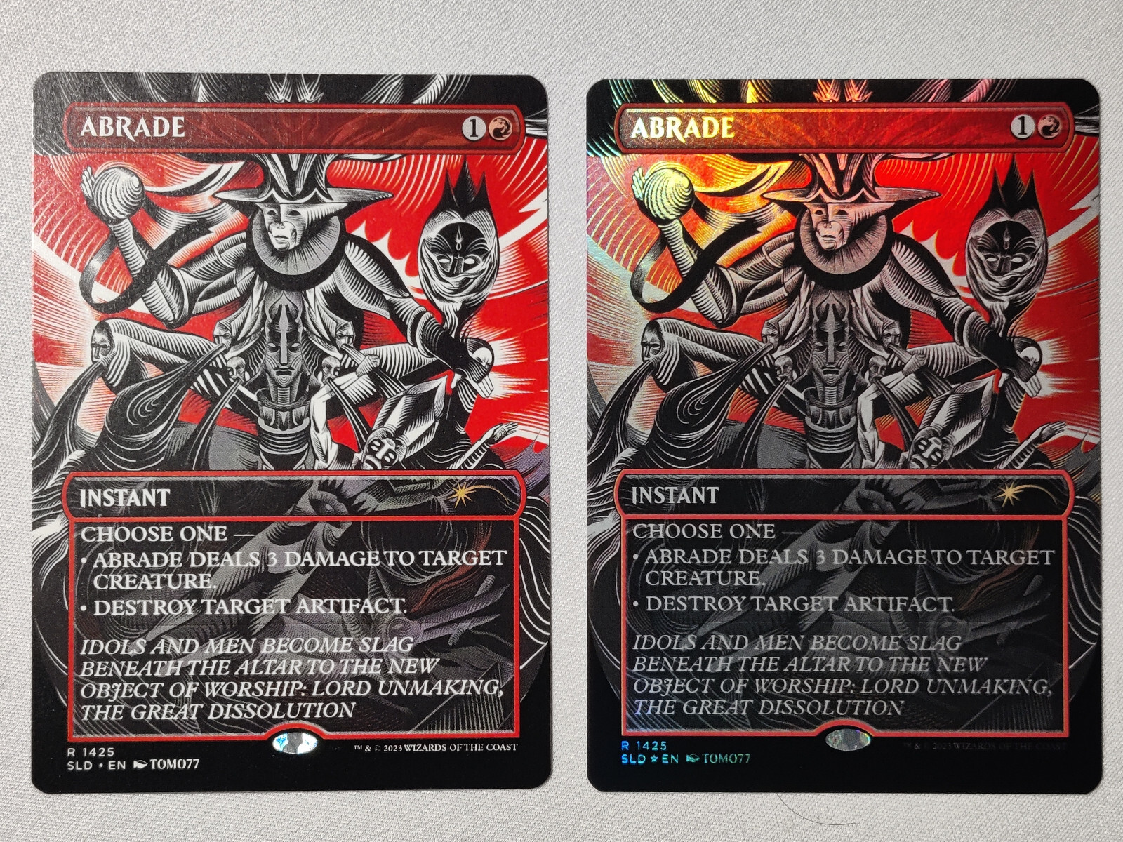 影生まれの使徒　foil　レア　secret lair　SLD　No.683 MTG】影生まれの使徒 secret lair SLD No.683 Shadowborn