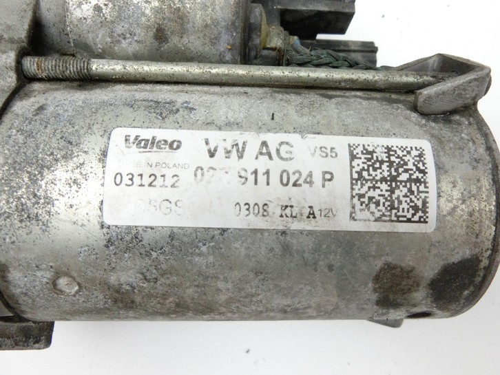 VW Passat 3C B7 10-14 TSI 1,4 90KW Anlasser Starter VW Passat 3C B7 10-14 02.01.2014 02Z911024P gebraucht Bild 2