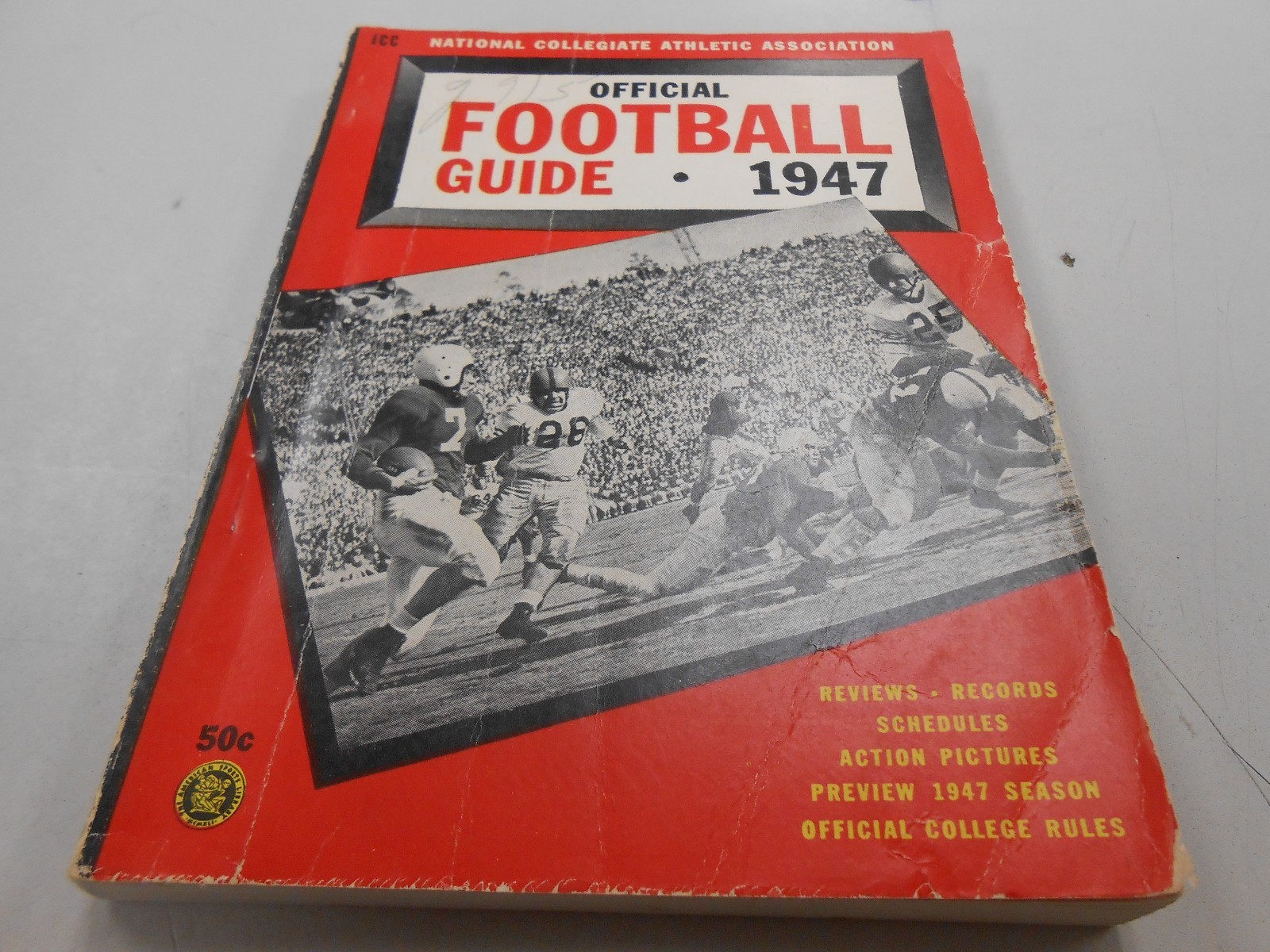National Collegiate Athletic Association Official Football Guide 1947! LOOK!
