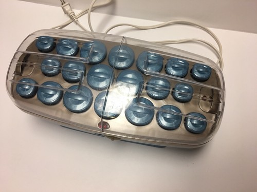 Conair Ion Shine 20 Multi Size Instant Hot Hair Rollers Setter Pageant Case