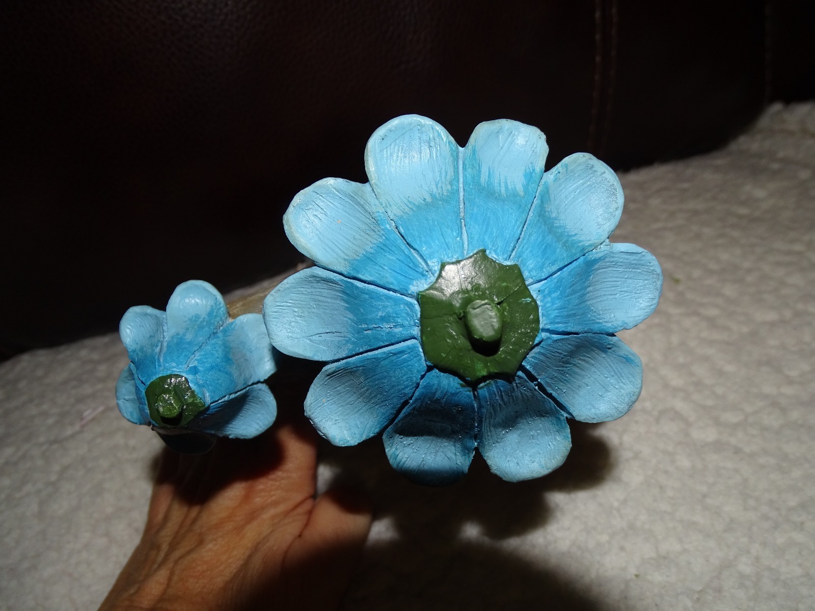 Fairy Garden House Blue Petals-Smoke-free/Pet-free-NEW