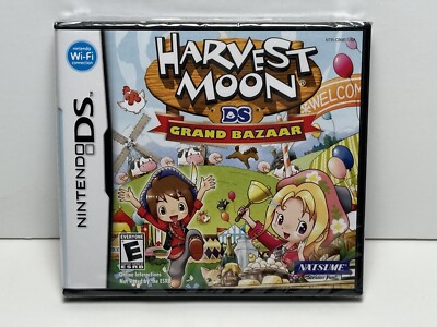 Harvest Moon DS: Grand Bazaar - Nintendo DS (BRAND NEW SEALED US VERSION)
