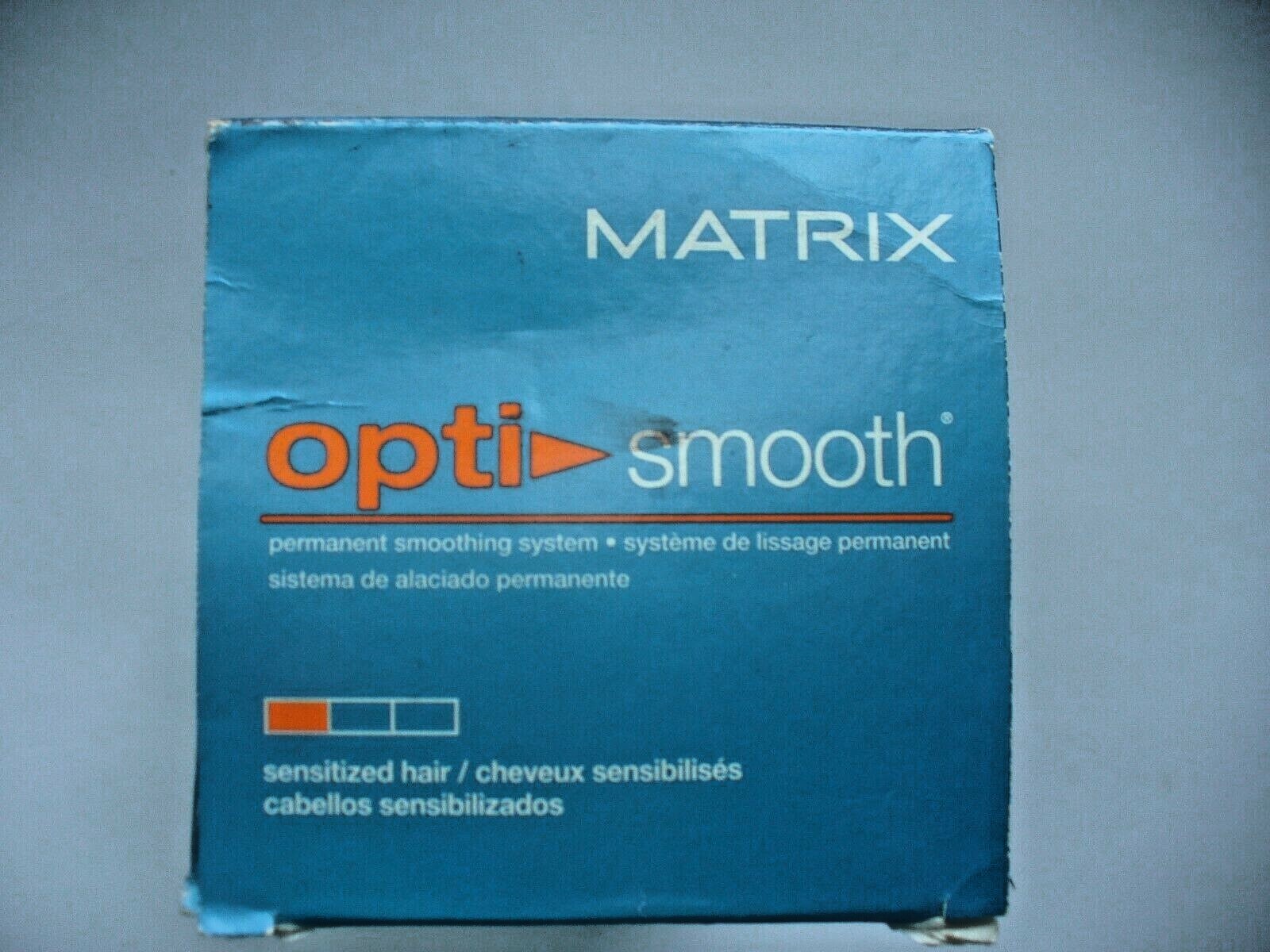 Matrix Opti Smooth Permanent Smoothing System For Sensitized Hair - New In Box