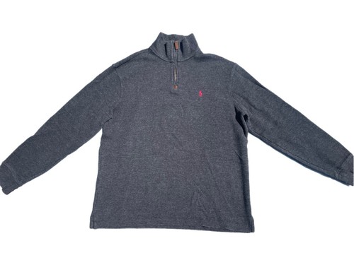POLO RalphLauren グレー ライトグレー 新品 タグ付き L QR QRコードタグ ポロラルフローレン パーカー ロゴ刺繍 グレー L