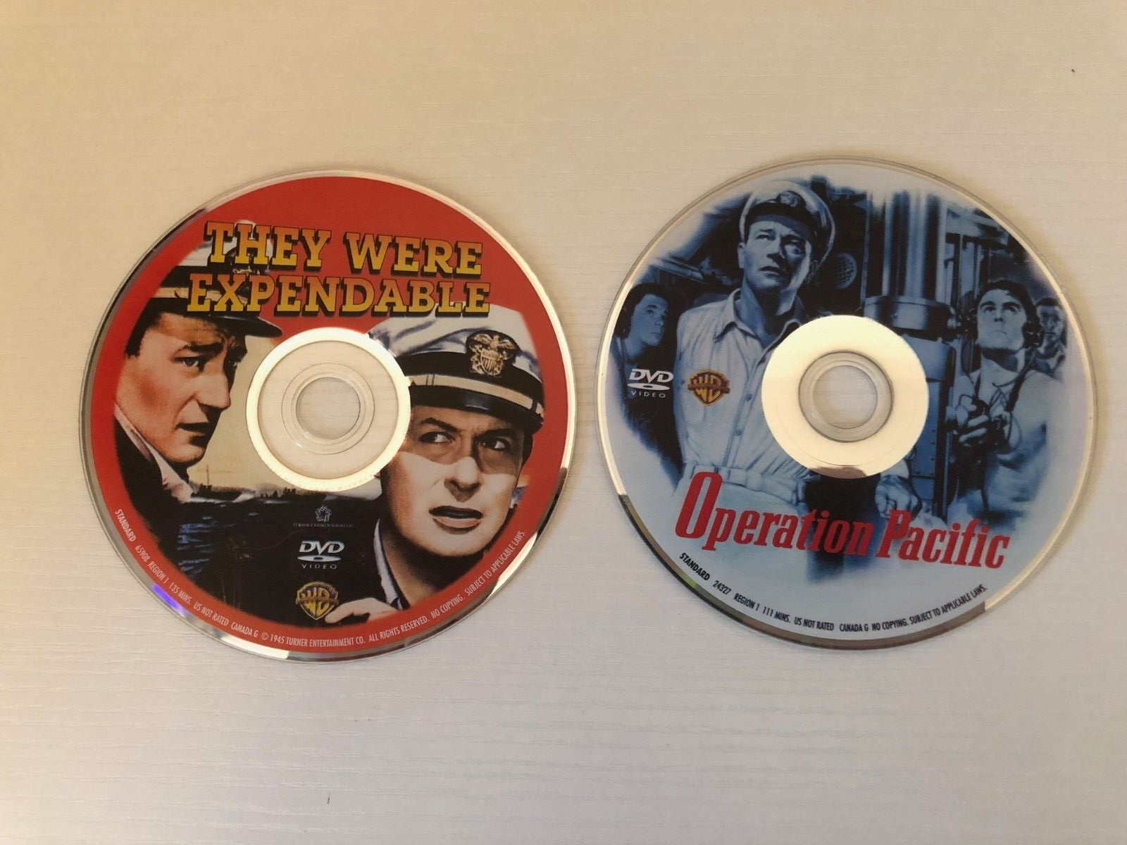 John Wayne 2 DVD's Disc Only Vintage | eBay