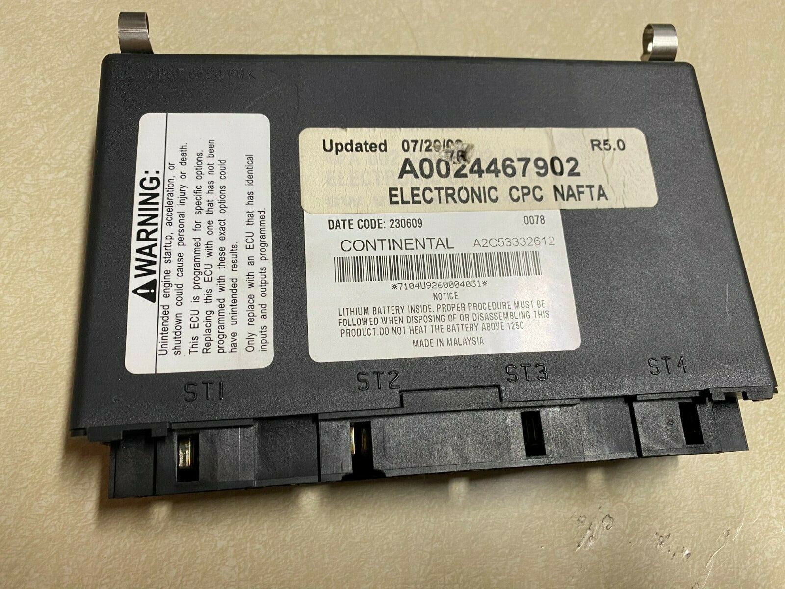 その他 FALC CPC NAFTA CONTROL MODULE A 002 446 79 02 , CONTINENTAL