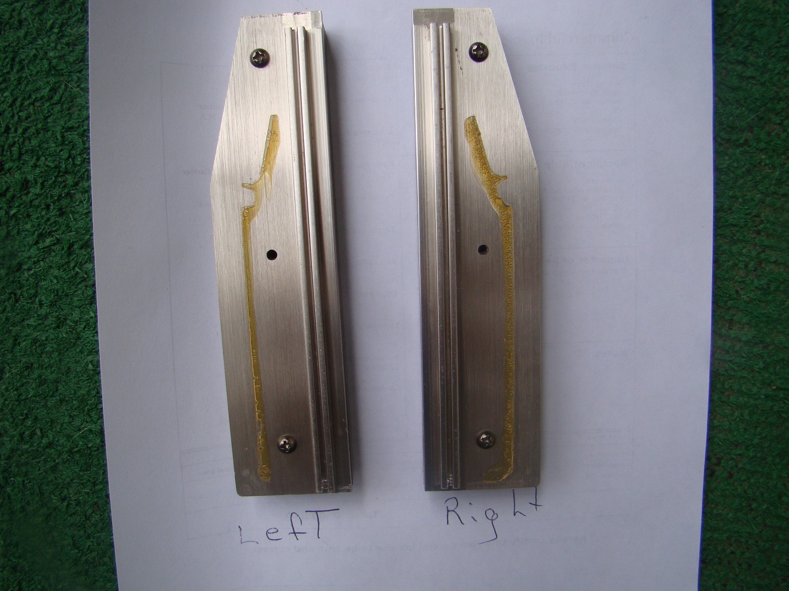 Vintage Toshiba Model SA 735 Amplifier Cabinet Corner Trim Parts Rare Light Oak