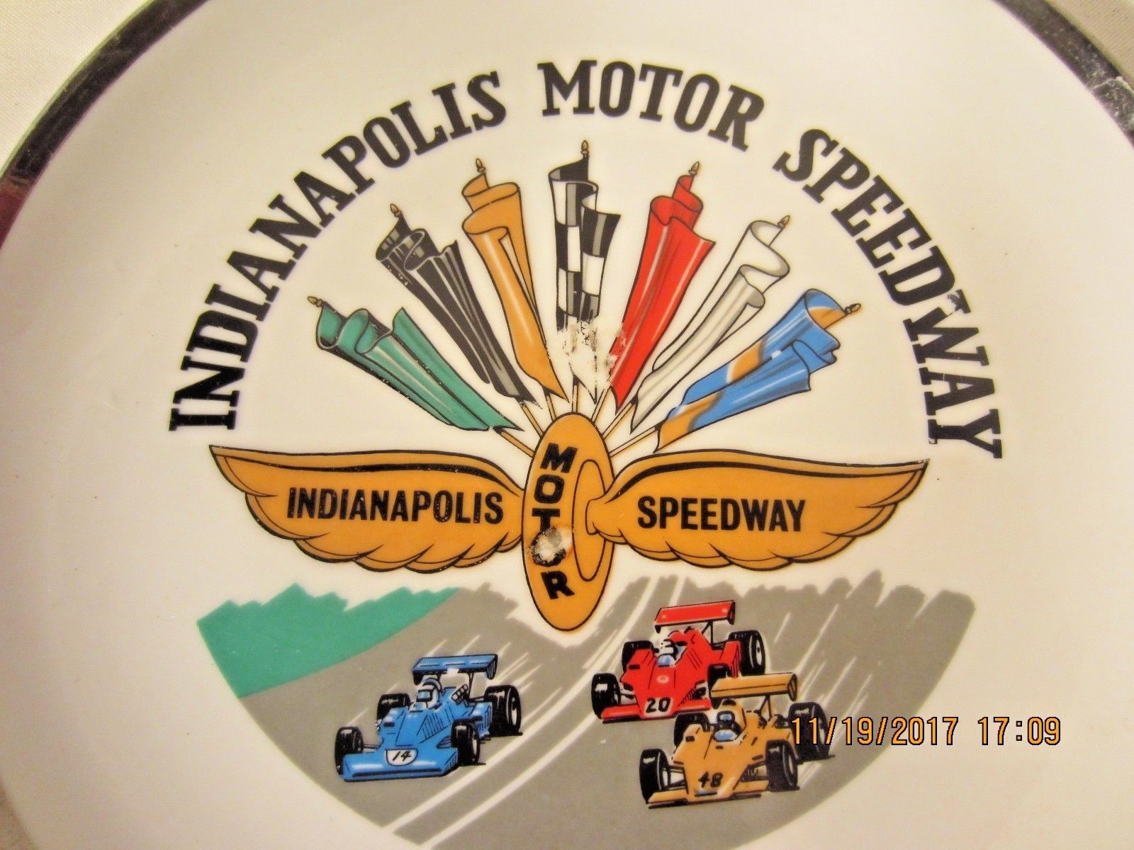 Vintage Indianapolis Motor Speedway Collectors Plate - 7