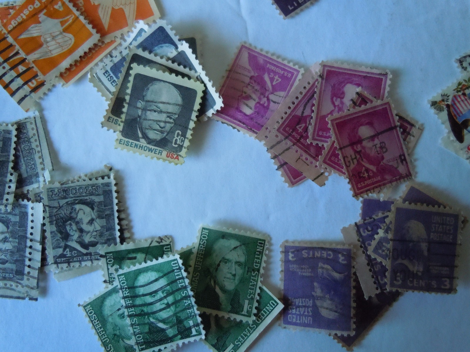 Assorted US  stamps 22  used ephemera paper collectibles lots stamp lots
