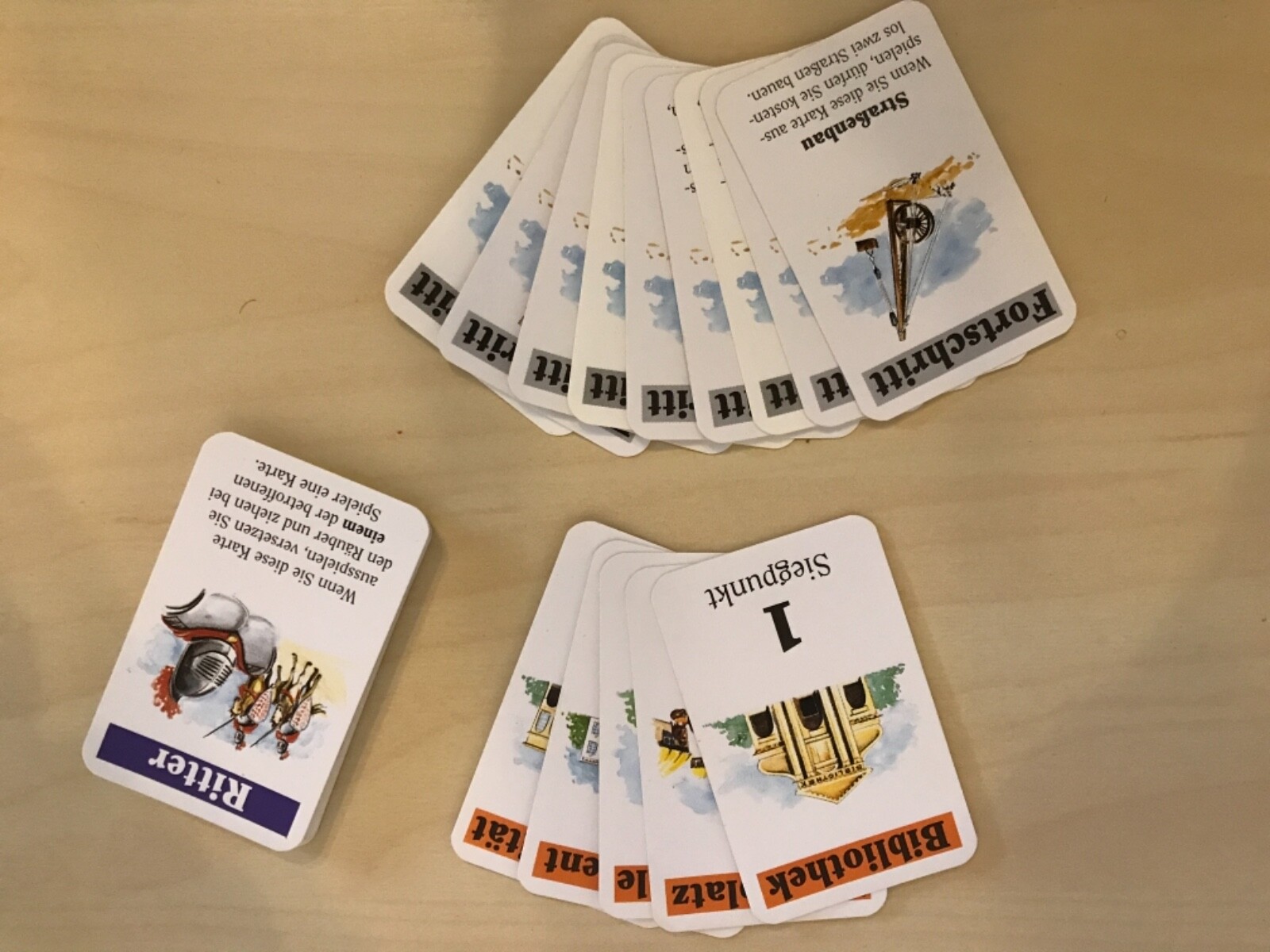 Siedler von Catan Set Original Karten zum Spiel (Holz-Variante)