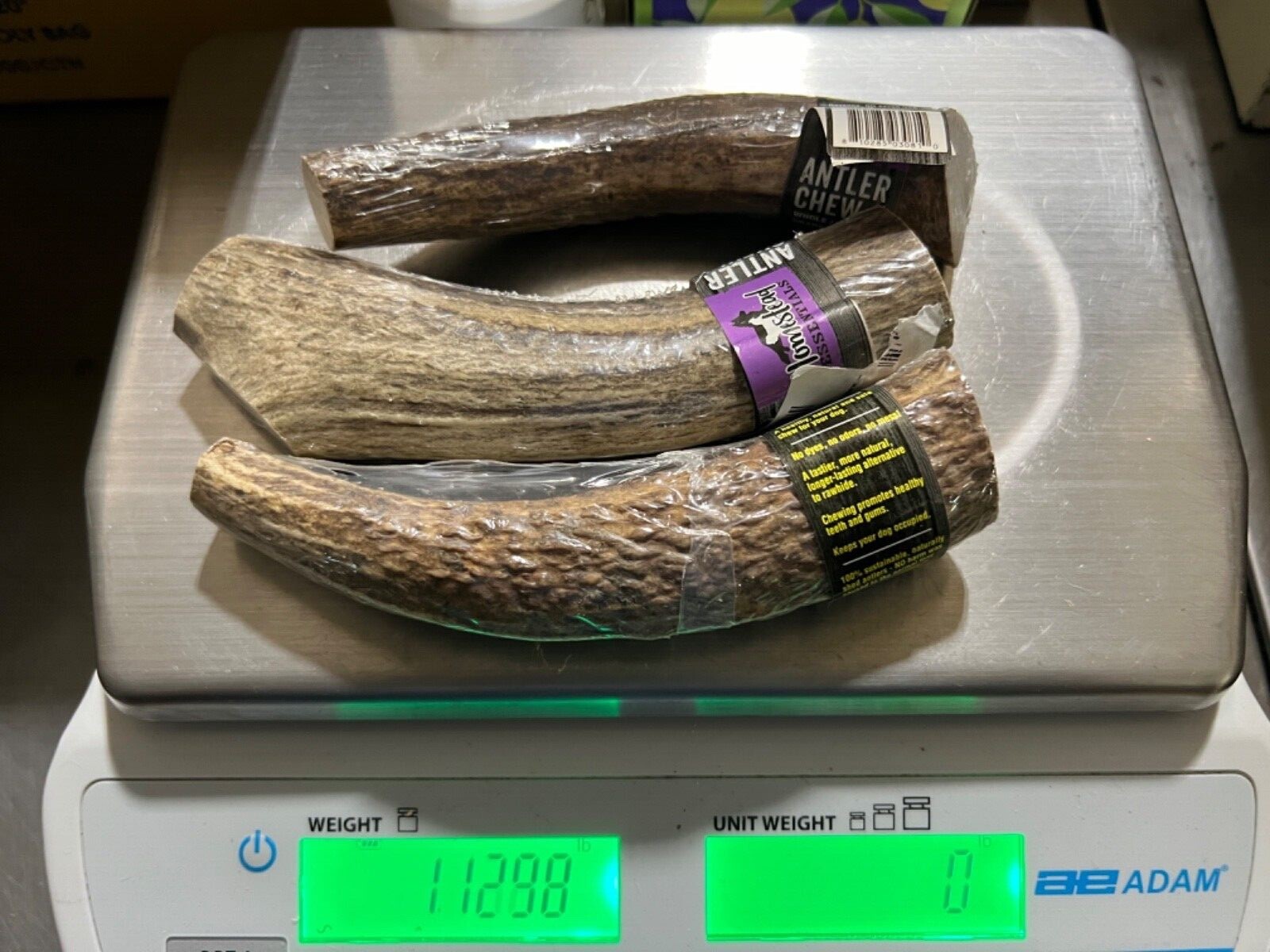 Bulk USA Elk Antler Dog Chews By The Pound Grade A Dog/Craft SPLIT or WHOLE