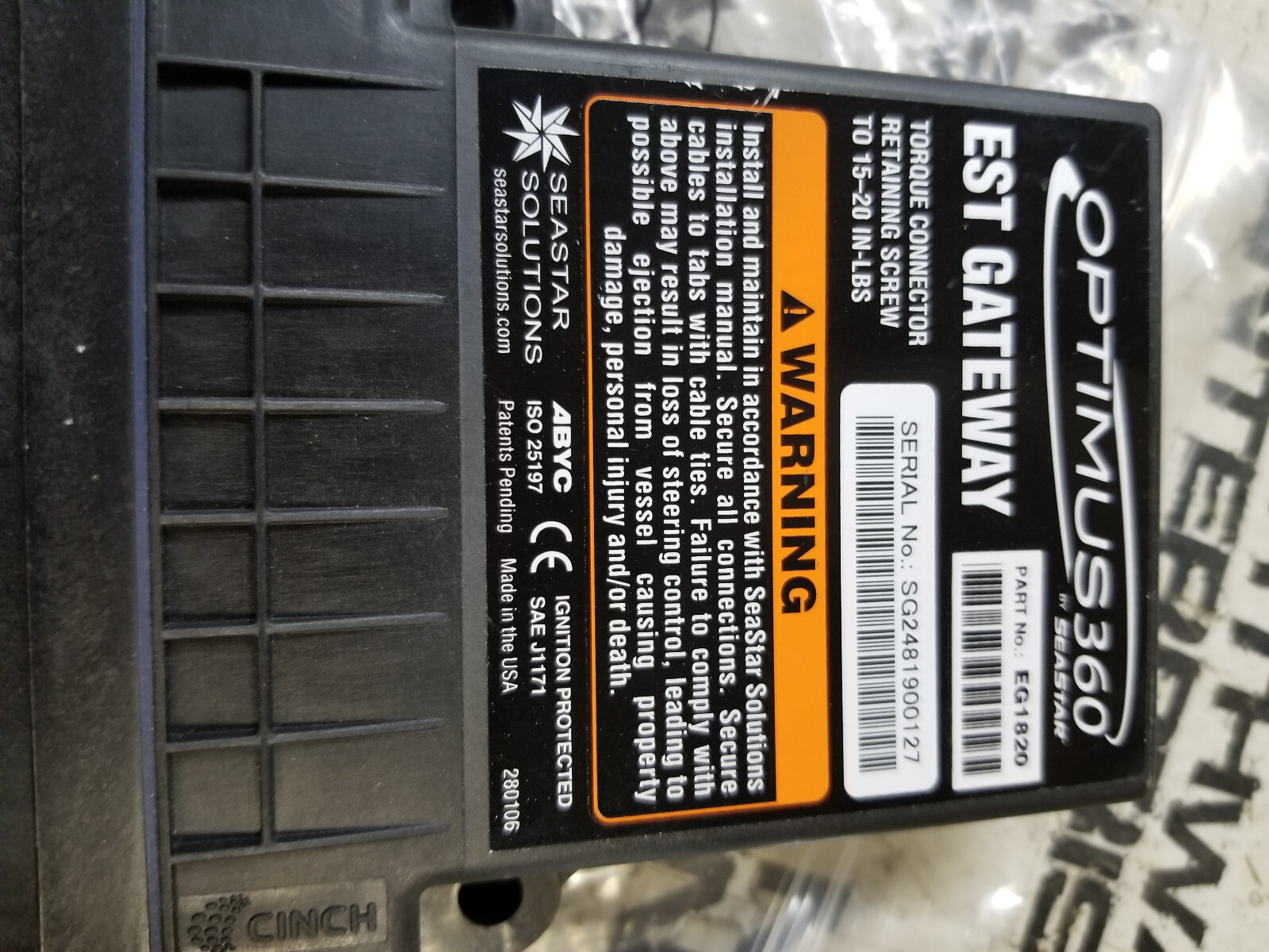 Optimus 360 EST Gateway EG1820 Interface Module - Picture 3 of 3