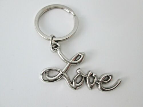  Sex and the City LOVE Key Ring/Chain Chrome  Plated Metal  
