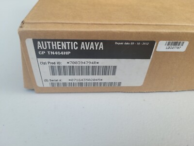 New Open Box AVAYA TN 464 HP DS1 Circuit Packs HV 2 - 700394794R