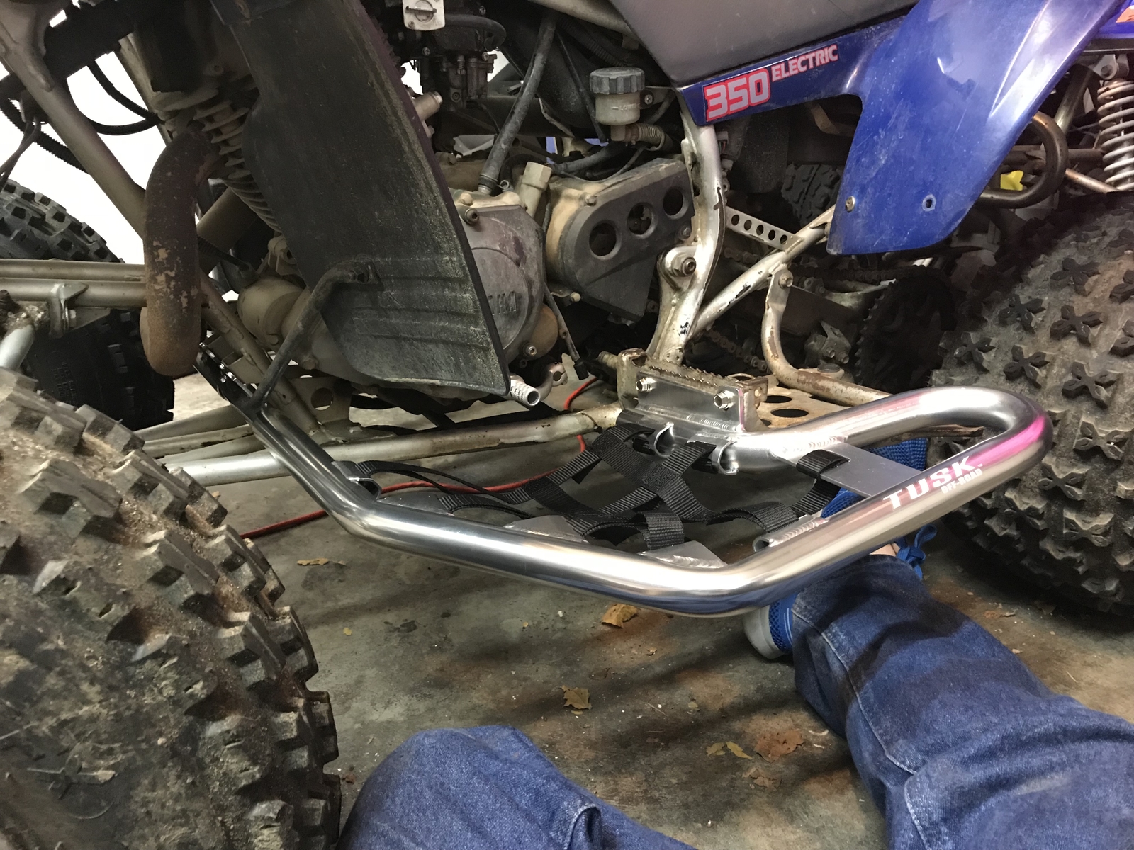 Tusk Nerf Bars Yamaha Warrior 350 9004 Warrior350 *SILVER* eBay