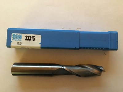 USA 3//4/" LOC 1 NEW FALCON // SGS 5//16/" DIA CARBIDE END MILL D.E N164 4 FLUTE