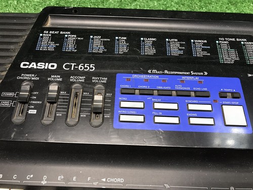 Casio CT-655 ToneBank Casiotone Electronic Keyboard Fast Free Shipping