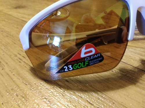 New! Authentic Bollé Flash Modulator Cat 2-3 Golf Sunglasses Anti-Fog Oleophobic
