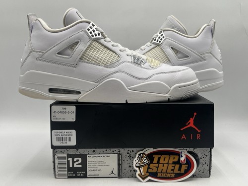 靴 Nike Air Jordan 4 \"Pure Money\" (2017) Nike Air Jordan Retro 4 Pure Money 2017 Size 12 Authentic