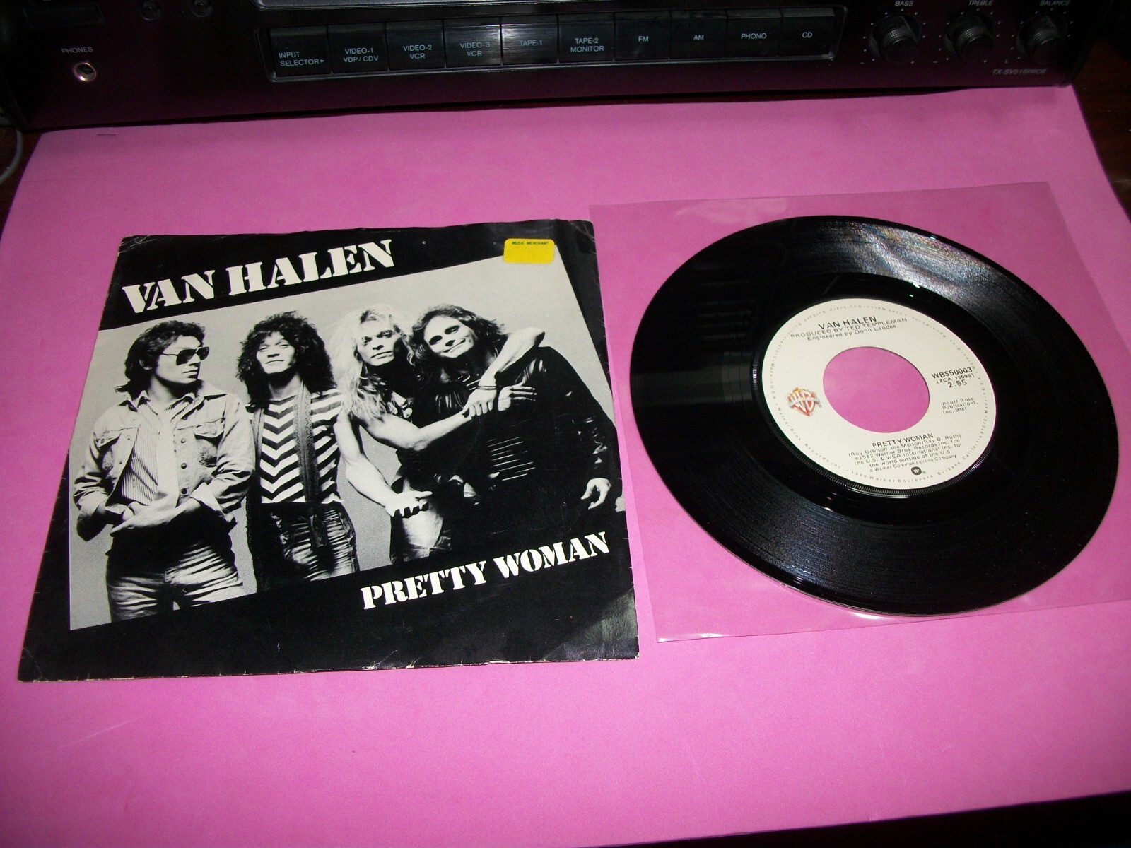 VAN HALEN / PRETTY WOMAN 12インチ•レコード VAN HALEN PRETTY WOMAN 1982 7
